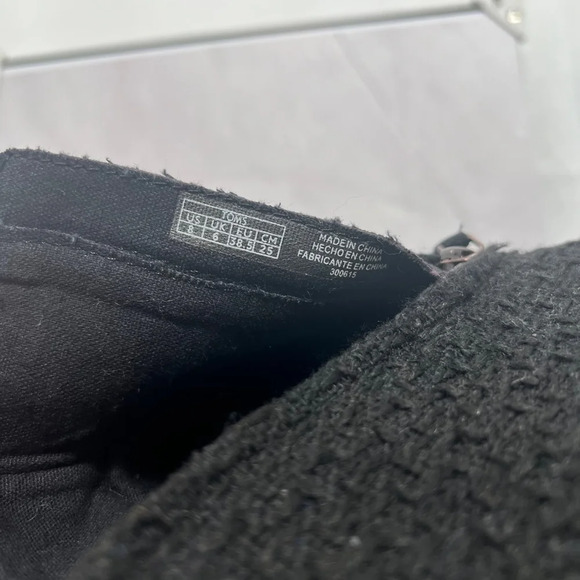 TOMS‎ Women's Desert Wedge Ankle Heel Booties Size 8 Black - Picture 6 of 8